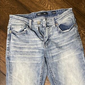 BKE Men's Bootcut Jeans in Light Blue Wash